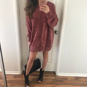 Rose Chenille Sweater